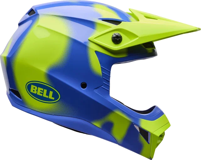 Bell MX-10 MIPS Kids - Camo Fluo Yellow, Black Camo