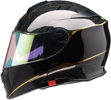 Z1R Apparel Z1R Solaris 2.0 Modular Notoris Helmet, Black/Gold