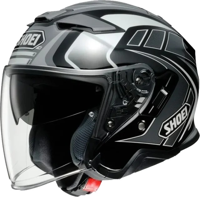 Shoei J-cruise 2 Aglero Open Face Helmet, Black / Grey / White