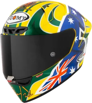 Suomy S1-xr GP Replica Troy Bayliss 2005 Fim Full Face Helmet