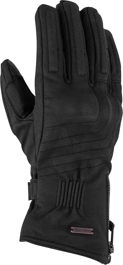 Rusty stitches Ray Gloves, Black