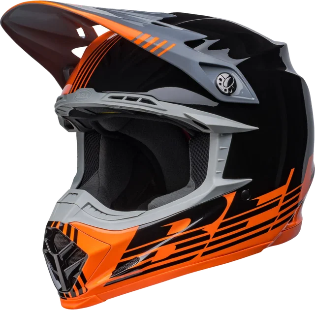 Bell Helmets Bell Moto-9 MIPS Louver Helmet - Closeout, black orange