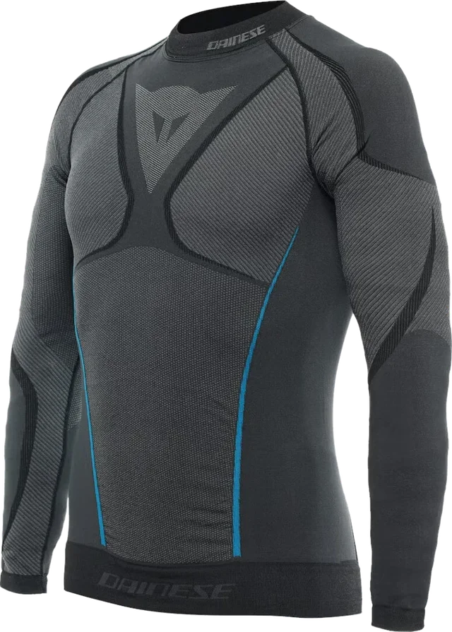 Dainese Dry LS Longsleeve Functional Shirt, grey/blue