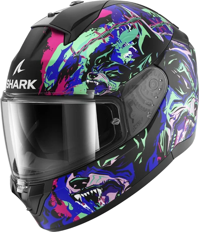 SHARK Ridill 2 Raging Beast Mat Black Violet Green KVG, Black Violet Green