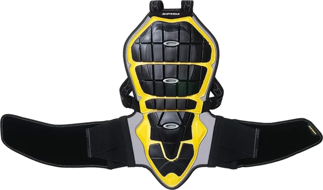 Spidi Back Warrior 160-170 Ladies Back Protector, black/yellow