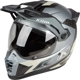 NEW Klim Krios Pro Helmet ECE/DOT Charger Gray