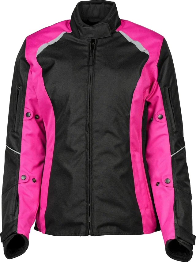 NORU Women's Arashi Jacket, pink black