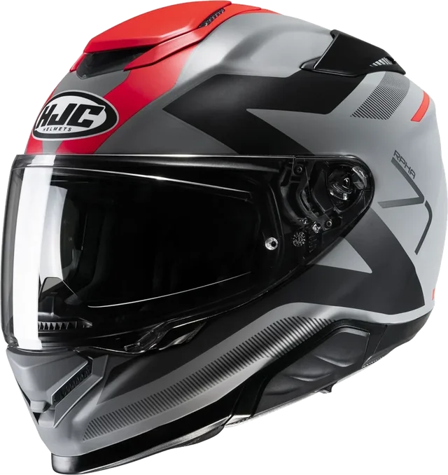 HJC Rpha71 Helmet Pinna MC1SF Black/Grey/Red Matt