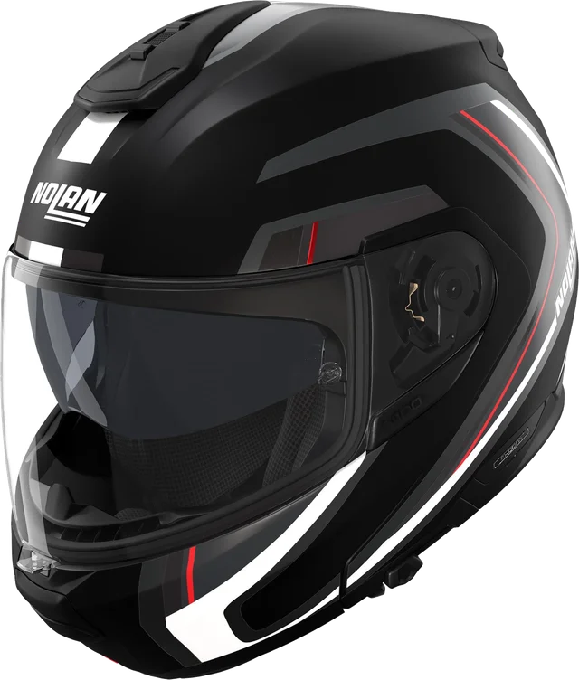 Nolan N100-6 RADIANTE White / Blue / Red, black/grey/red