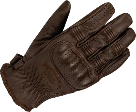 Segura Cassidy CE Waterproof Leather Mens Gloves - Brown, Brown