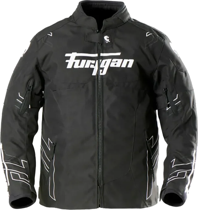 Furygan Neon Jacket, Black / Black