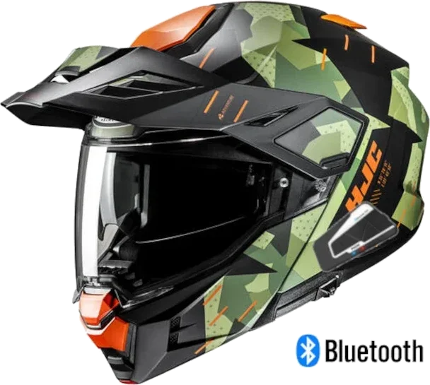HJC i80 Dual Sport Modular Bluetooth Helmet Roki MC-47SF