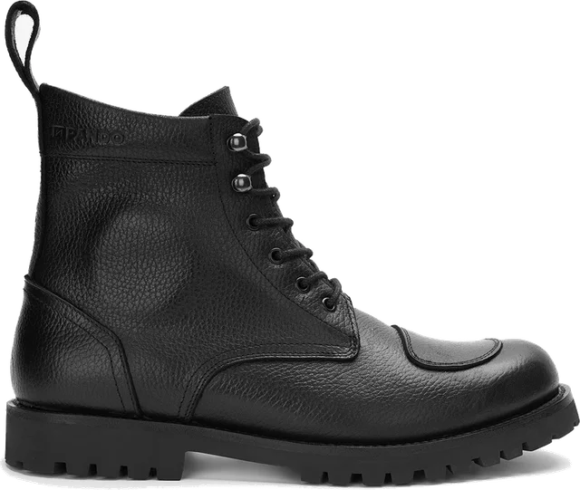 PANDO MOTO TABI BOOTS - BLACK, black