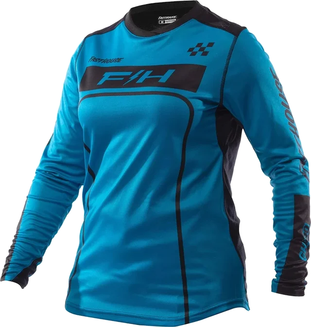 Fasthouse Women's Grindhouse Pro Apex Jersey - ElectricBlue, electricblue