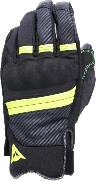 Dainese Fulmine D-Dry Gloves, black yellow
