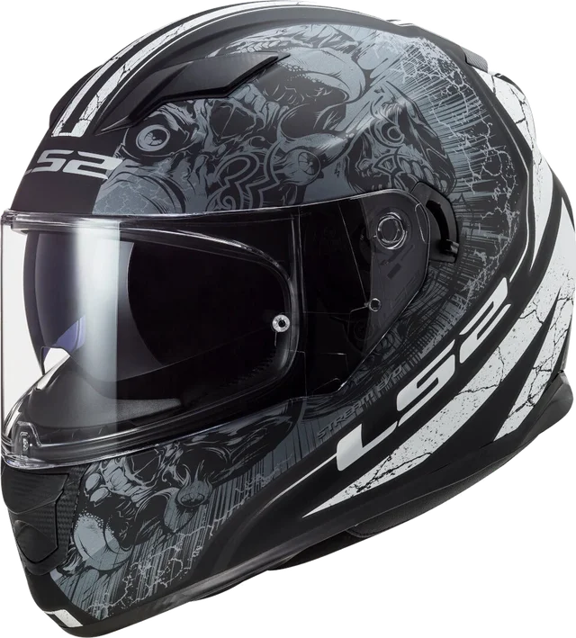LS2 FF320 Stream Evo Throne Helmet, black matt/titanium