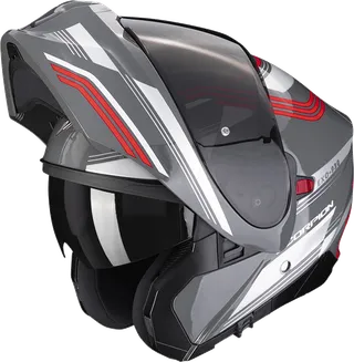 Scorpion Exo 930 Multi Helmet Grey Red