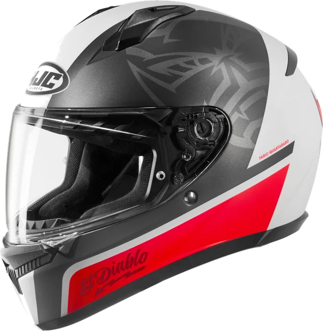 HJC C10 FQ20 Helmet, Black/Red/White
