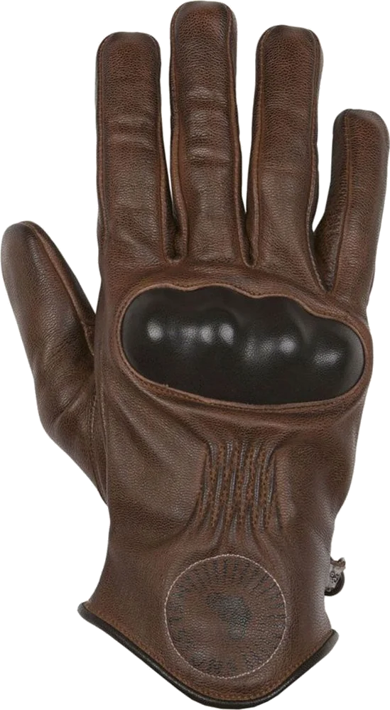 Helstons Sun Summer Leather Gloves Camel / Black