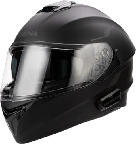 Sena Outforce Helmet w/ Integrated Intercom System, Gloss White
