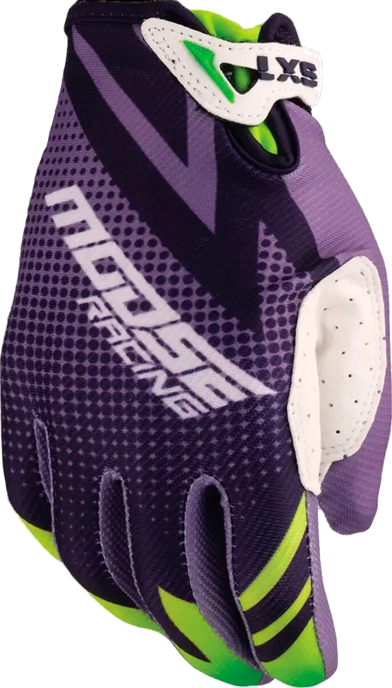 Moose soft-goods Sx53 Off-road Gloves, Purple / Green