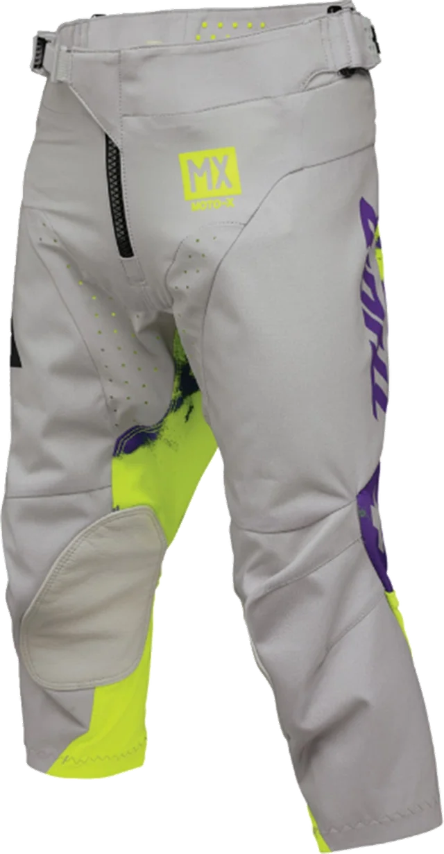 Thor 2026 Youth Launchmode Pants - Bleach, gray acid