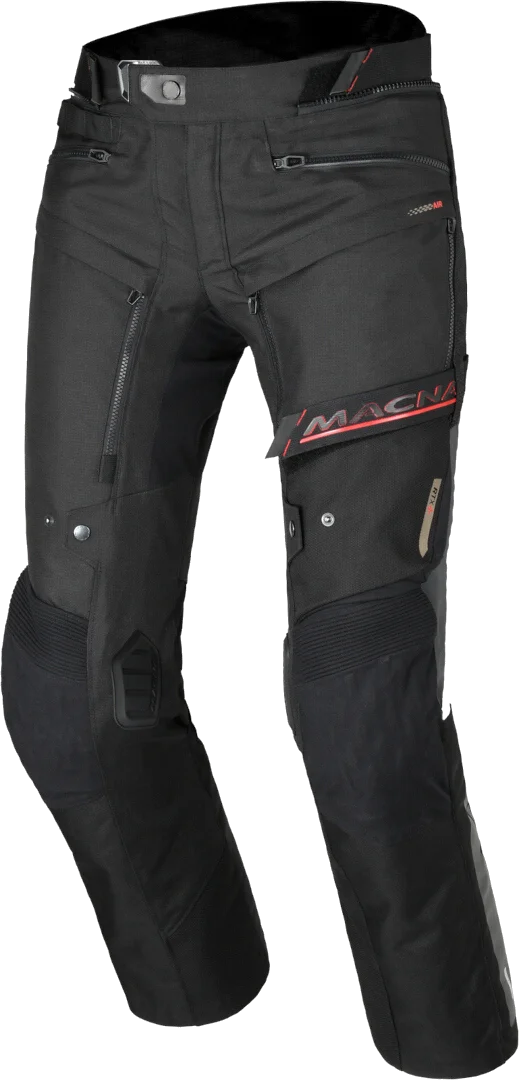 Macna Novac waterproof Motorcycle Textile Pants, black/grey