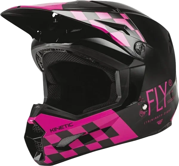 Fly Racing Kinetic Rival Helmet, Black/Pink