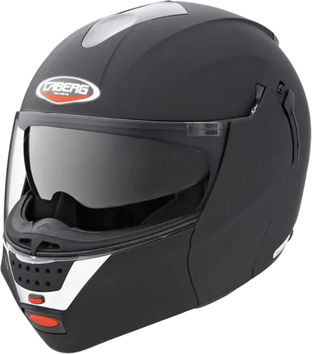 CABERG Justissimo GT Metal Black Flip Up Motorcycle Helmet - Extra Small