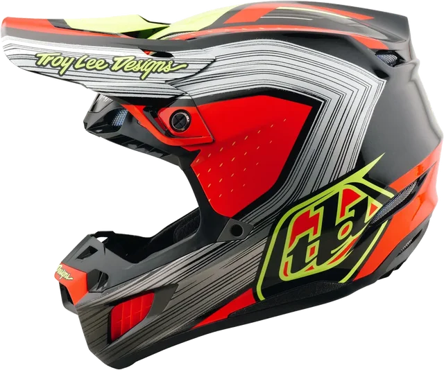 Troy Lee Designs SE5 Composite Helmet W/ MIPS - Stripes, black infra red
