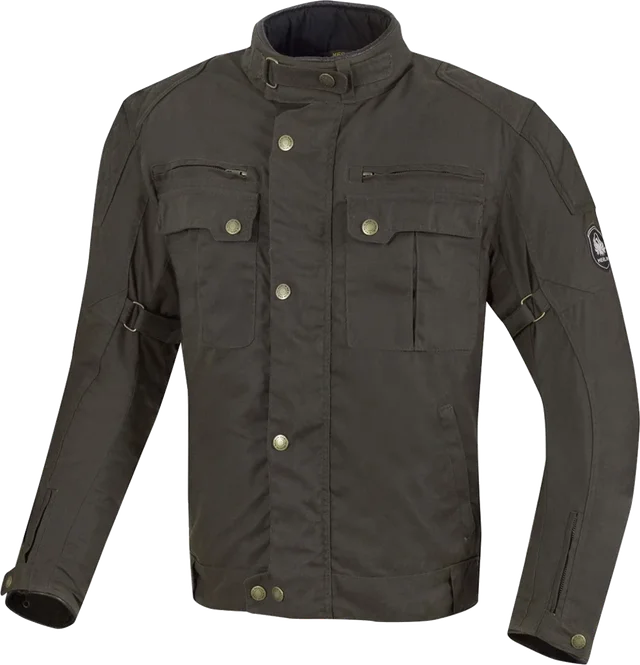 Merlin Perton Motorcycle Waxed Jacket, brown
