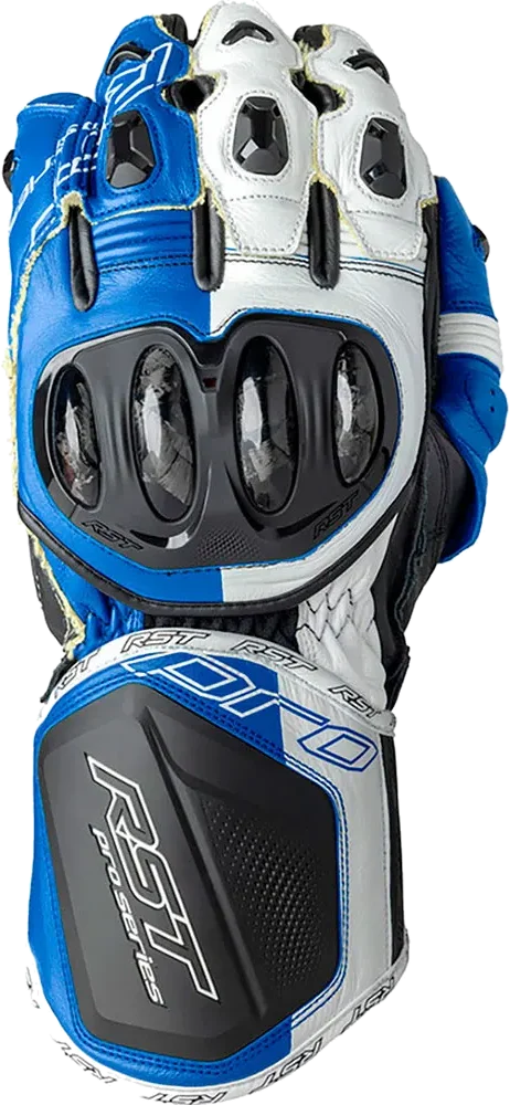 RST Pro Series GP D3o Summer Gloves, Blue