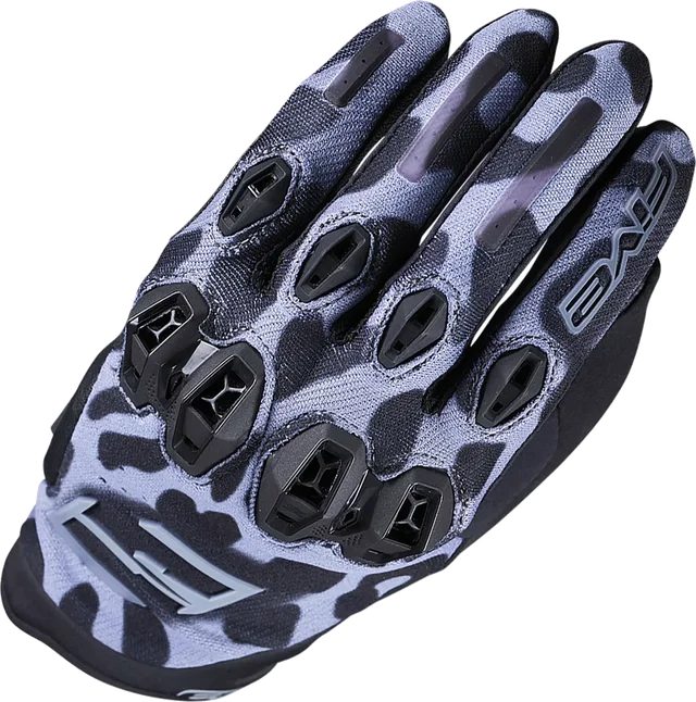 Five Ladies Stunt Evo2 Gloves - Leopard Grey, Leopard Grey