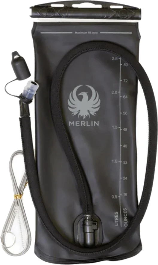 Merlin Hydration Bladder 2.5 Litre, Black