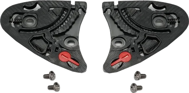 Shoei CWR F2R Base Plate Set Black With Screws For X SPR Pro Helmets