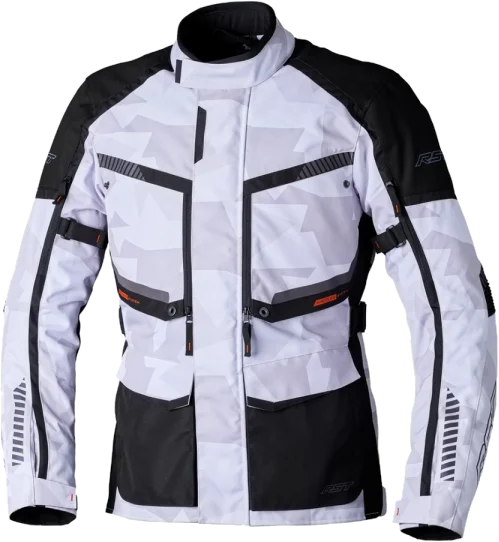 RST Maverick Evo CE Mens Jacket - Silver/Camo, Grey