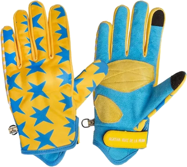 By city Glam Summer Gloves, Yellow