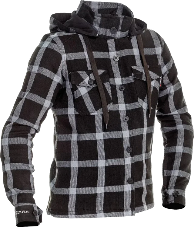 Richa Lumber Ladies Motorcycle Textile Jacket, grey/black
