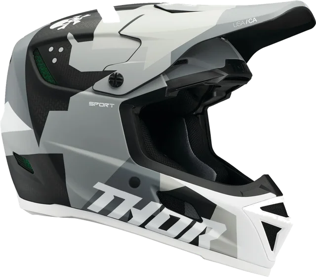 Thor MX Thor Reflex Sport MIPS Carbon Brave Helmet, gray white