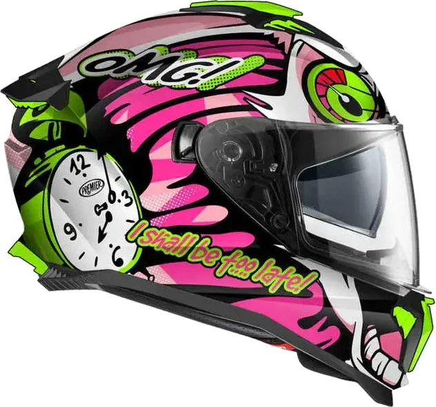 Premier Typhoon Bu 18 Bm Helmet White Fuchsia