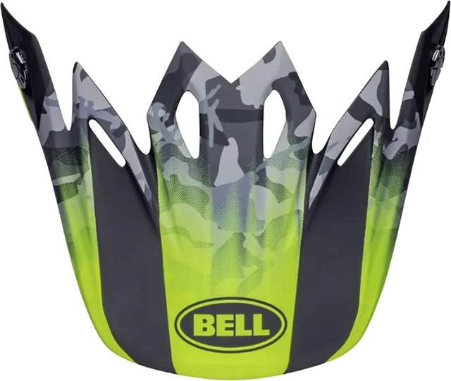 Bell Moto-9 Venom Visor Helmet Accessories, matte black camo hi viz yellow