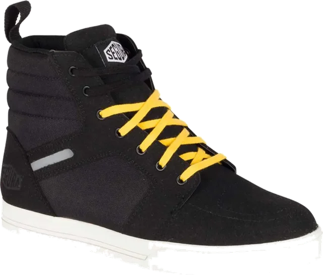 Segura Basket Santana Motorcycle Shoes, Black / Yellow