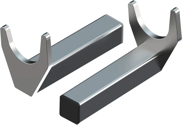Oxford Bobbin Forks for Rear Paddock Stand (square)