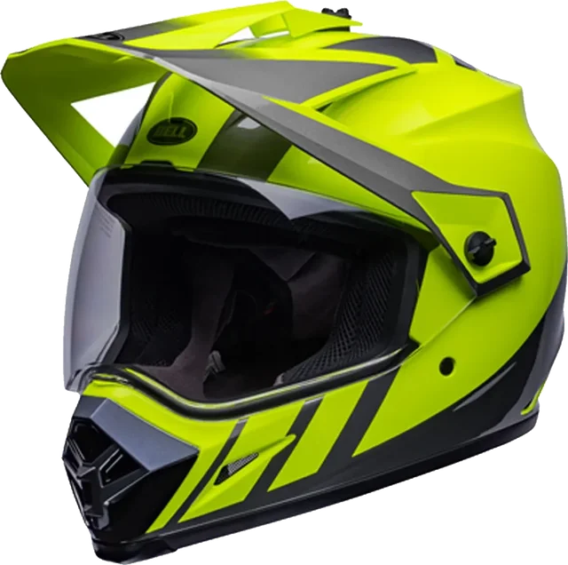 Bell MX-9 Adventure Mips Helmet Dash Hi Viz Yellow Grey, Dash Hi Viz Yellow Grey