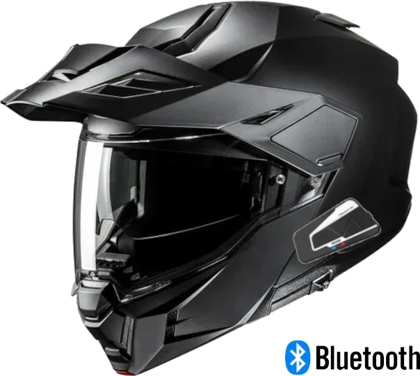HJC i80 Dual Sport Bluetooth Helmet Matte Black
