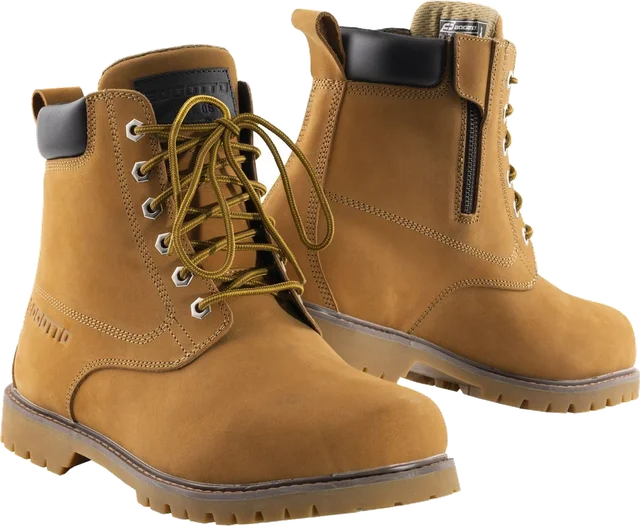 Bogotto Havoc Waterproof Brown Motorcycle Boots, black