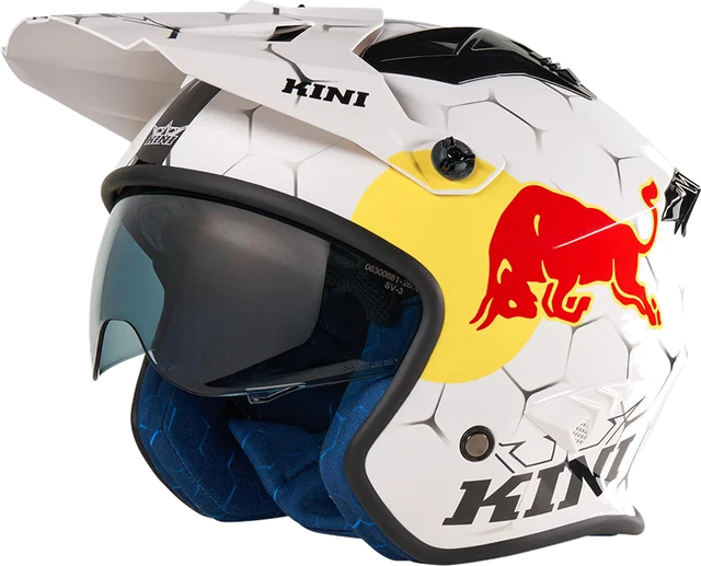 Kini Red Bull XDR 1.0 Trial Helmet, white