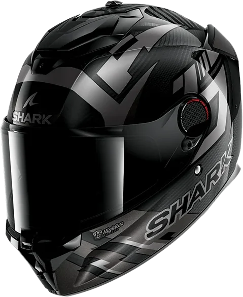 SHARK SPARTAN GT PRO CARB ZARCO DAU (Clear and Dark Visor Included), black silver