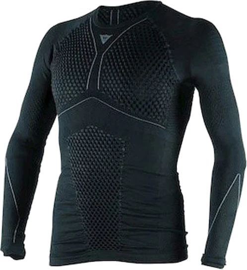 Dainese D-Core Thermo Long Sleeve Shirt - Black/Anthracite, Black/Anthracite