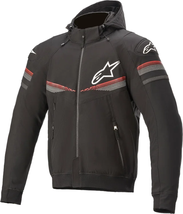 Alpinestars Sektor v2 Tech Hoodies - Blk Bright Red